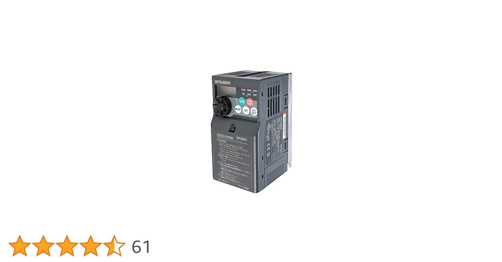新品未開封 三菱電機 FR-D720-0.75K1台 インバータ 三菱電機 FR-D720-0.75K (簡単・パワフル小型インバータ) NN